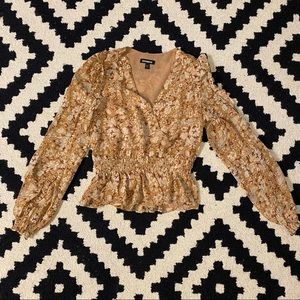 Express cropped blouse